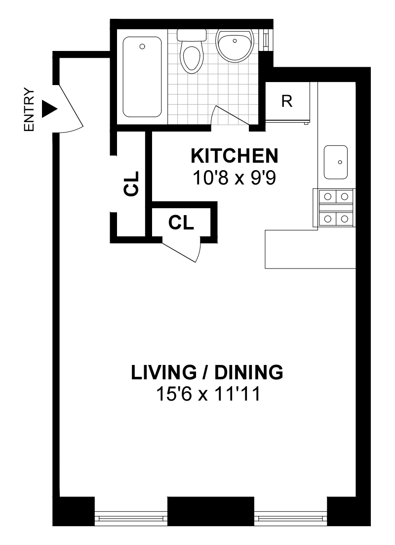 Floorplan for 138 Joralemon Street, 5FR