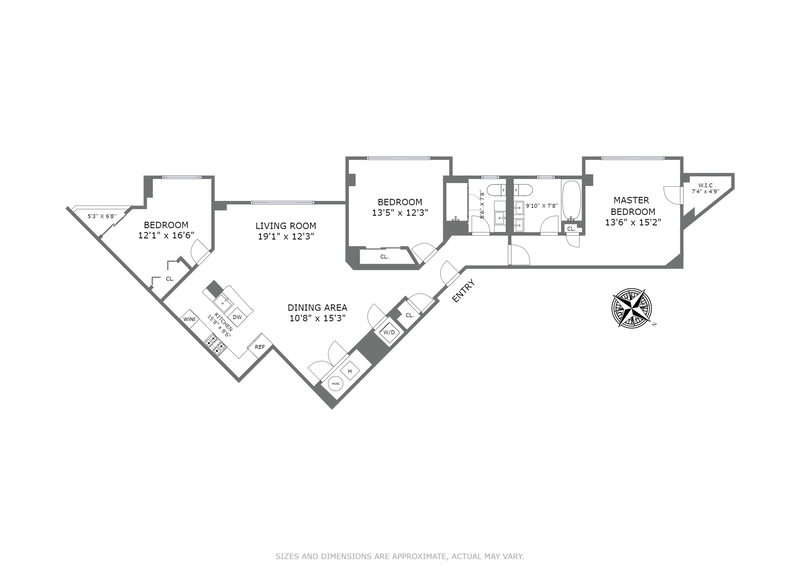 Floorplan for 2 Paterson Ave, 5A