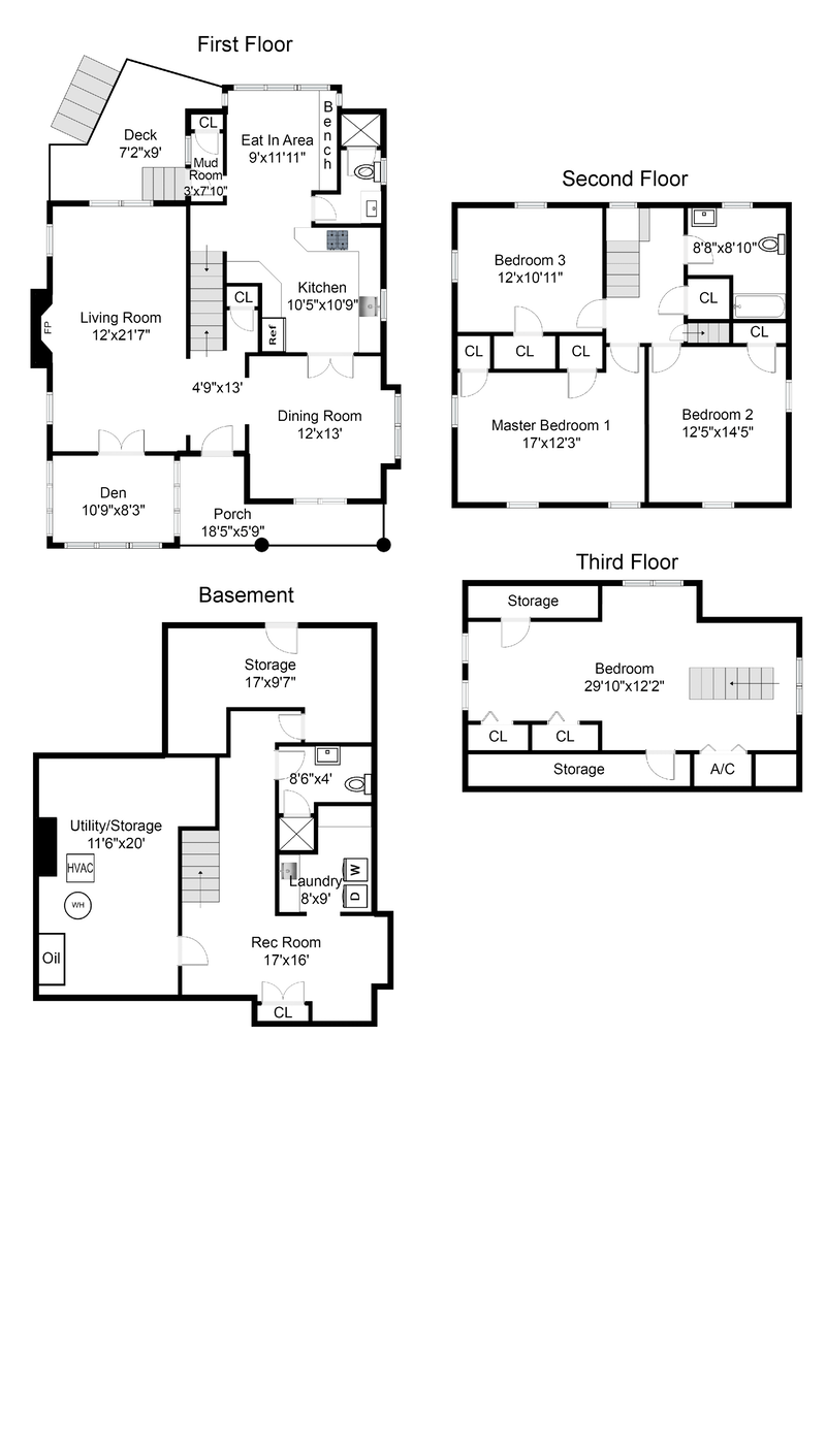 Floorplan for 663 Valley Road
