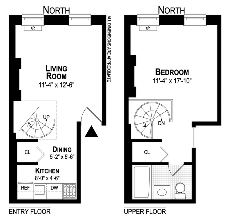 Floorplan for 323 East 21st Street, D2