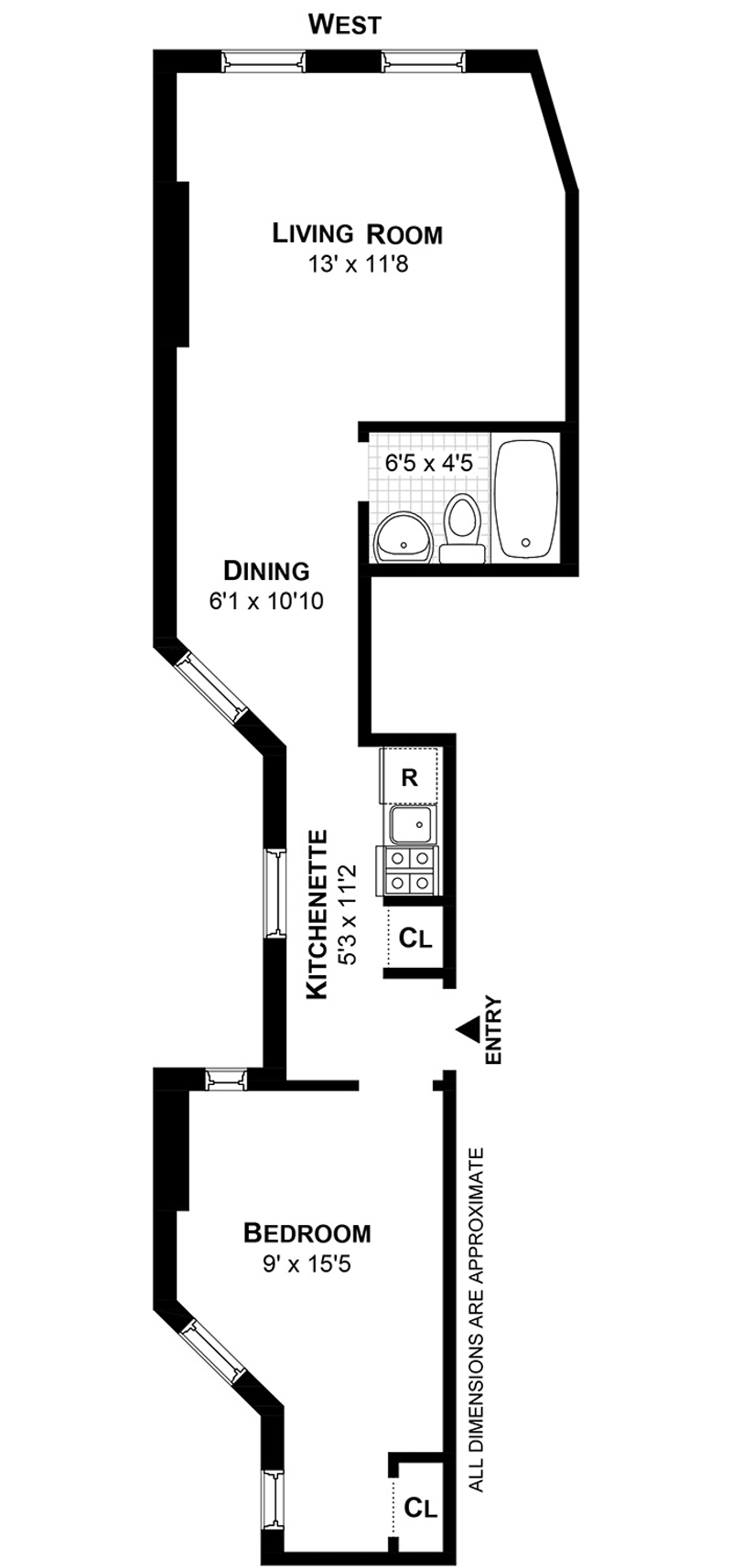 Floorplan for 606 Eighth Avenue, 3D