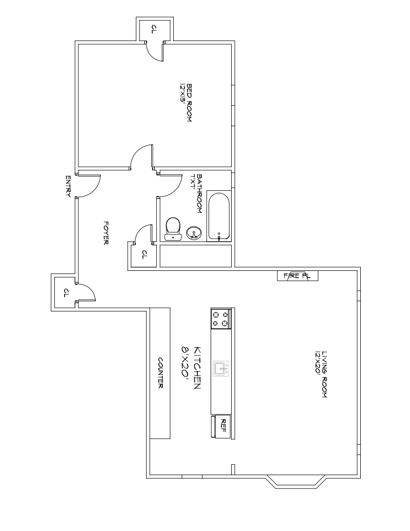 Floorplan for 2475 Palisade Avenue, 3C