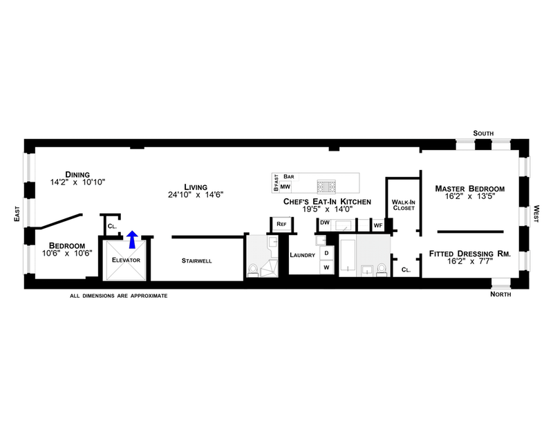 Floorplan for 75 Ludlow Street
