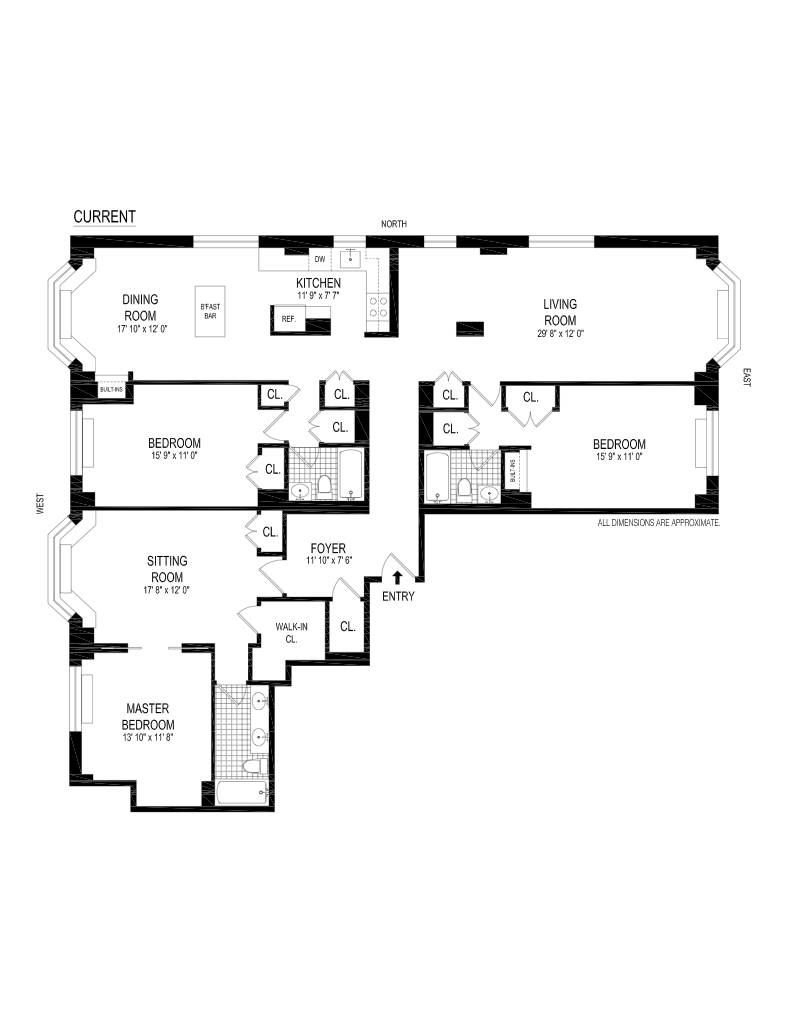 Floorplan for 200 East 90th Street