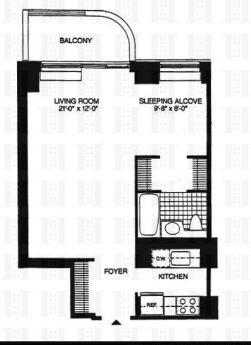 Floorplan for 311 East 38th Street