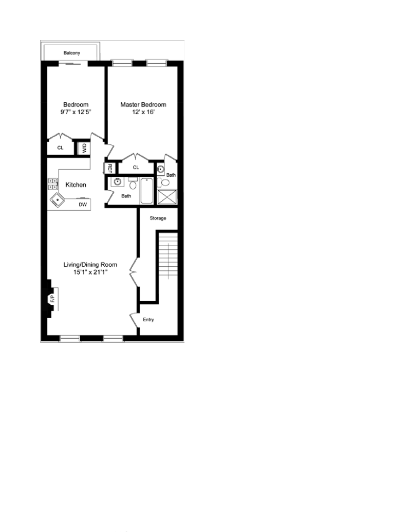 Floorplan for 462 Warren Street