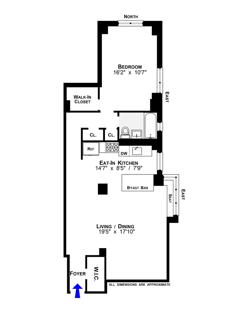 Floorplan for 568 Grand Street