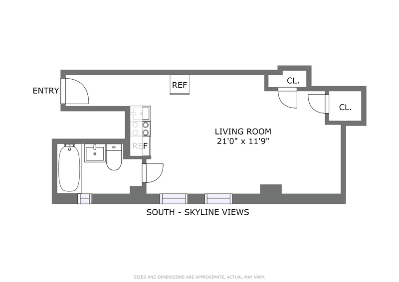 Floorplan for 320 East 42nd Street