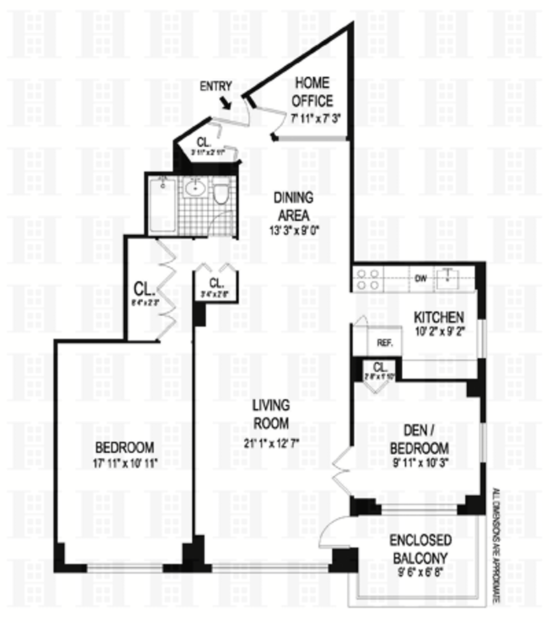 Floorplan for 2621 Palisade Avenue, 10L
