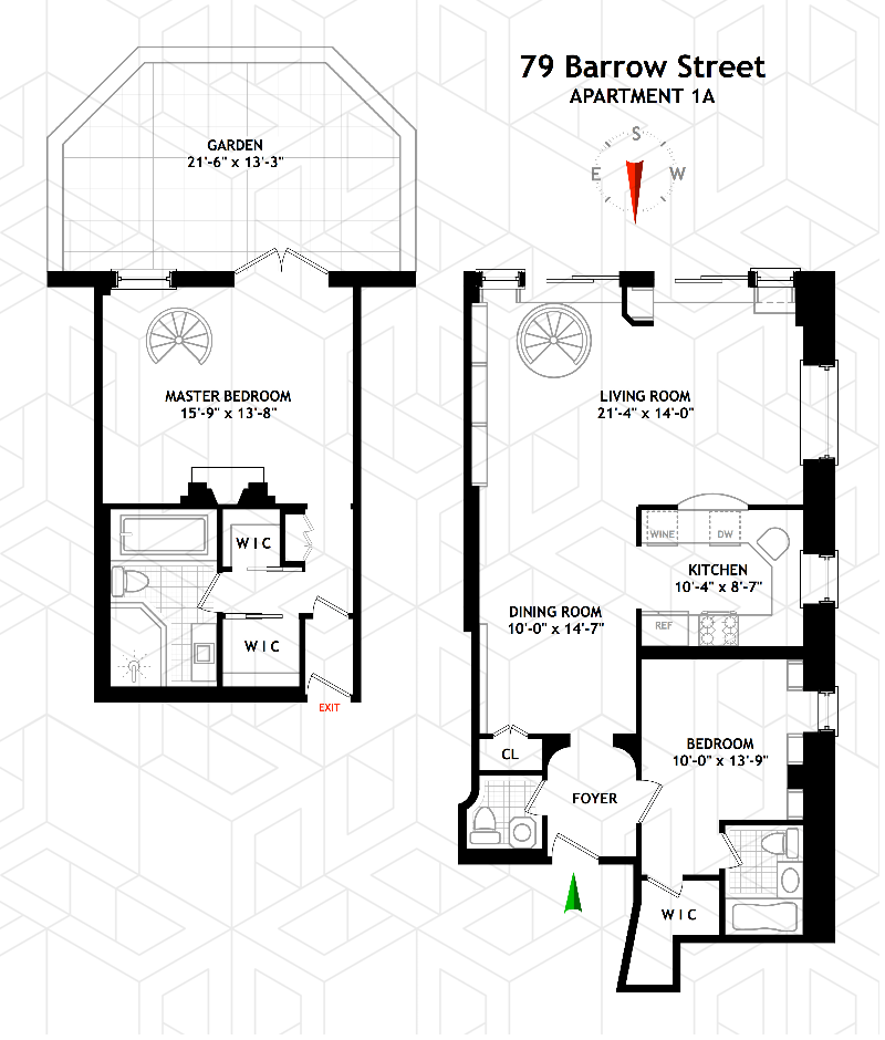 Floorplan for 79 Barrow Street