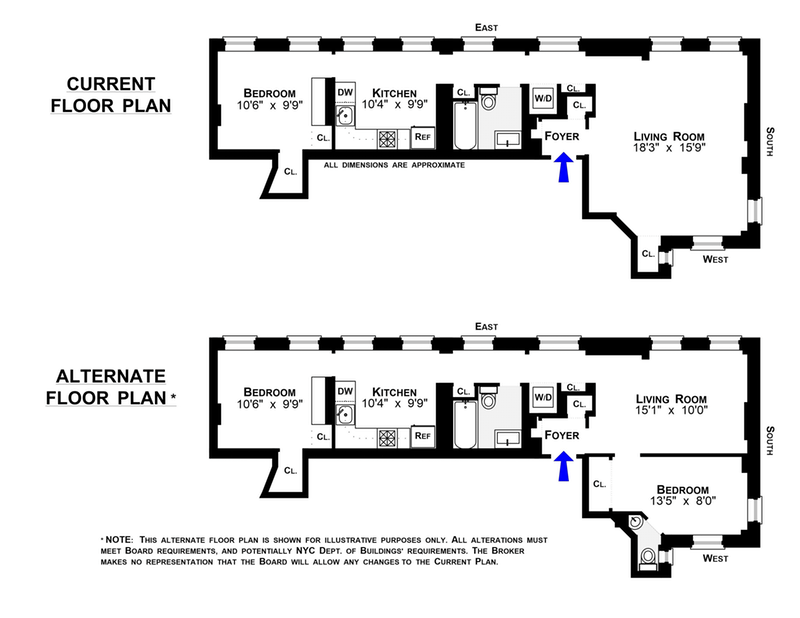 Floorplan for 308 Mott Street