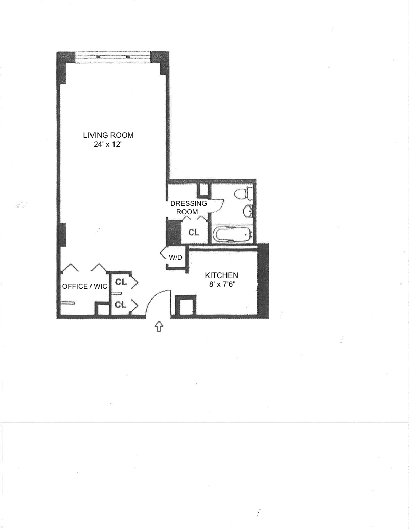 Floorplan for 305 East 24th Street