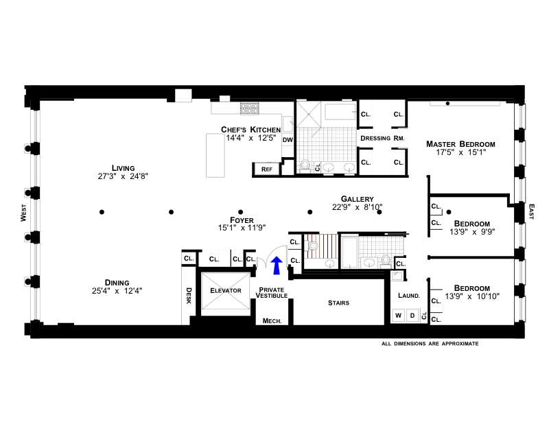 Floorplan for 114 Greene Street