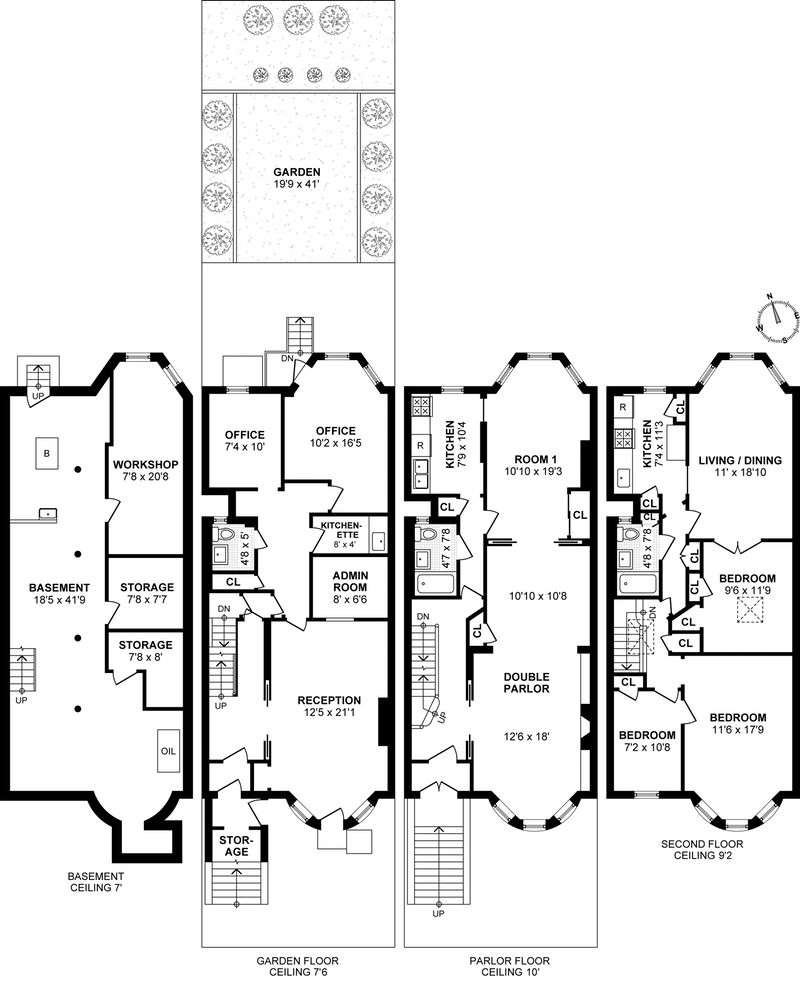 Floorplan for 421 77th Street
