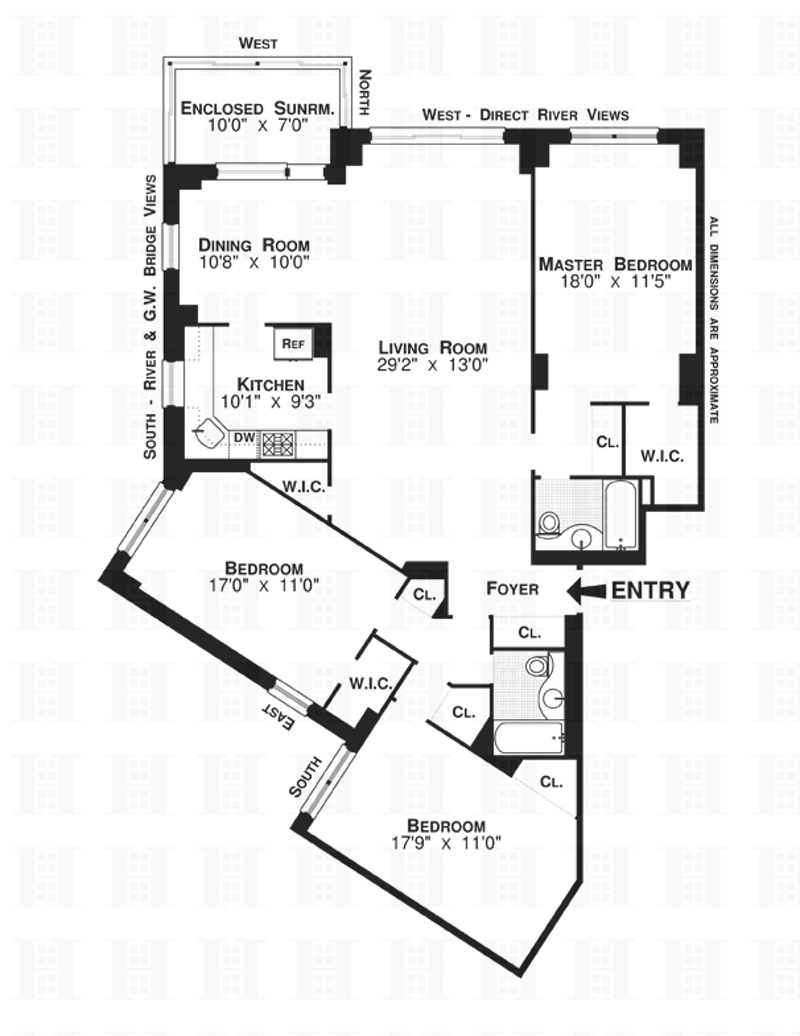 Floorplan for 2621 Palisade Avenue, STB