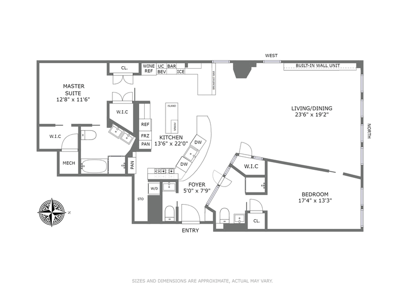 Floorplan for 150 West 26th Street, 802