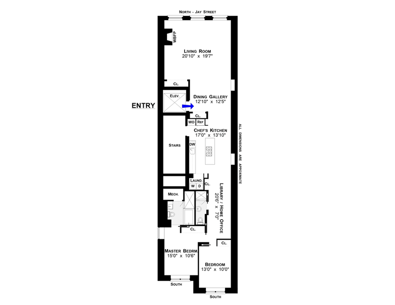 Floorplan for 14 Jay Street