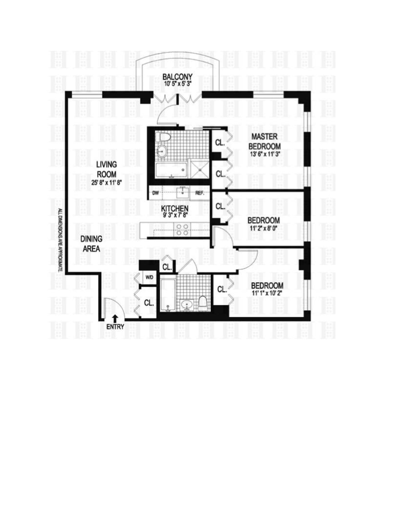 Floorplan for 3816 Waldo Avenue, 6D
