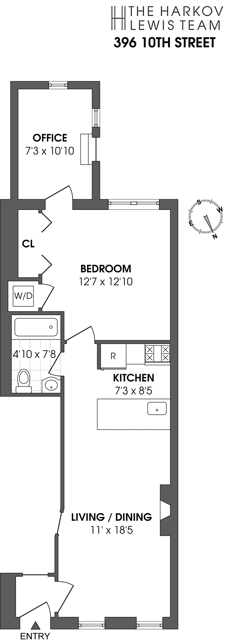 Floorplan for 396 10th Street, GARDEN