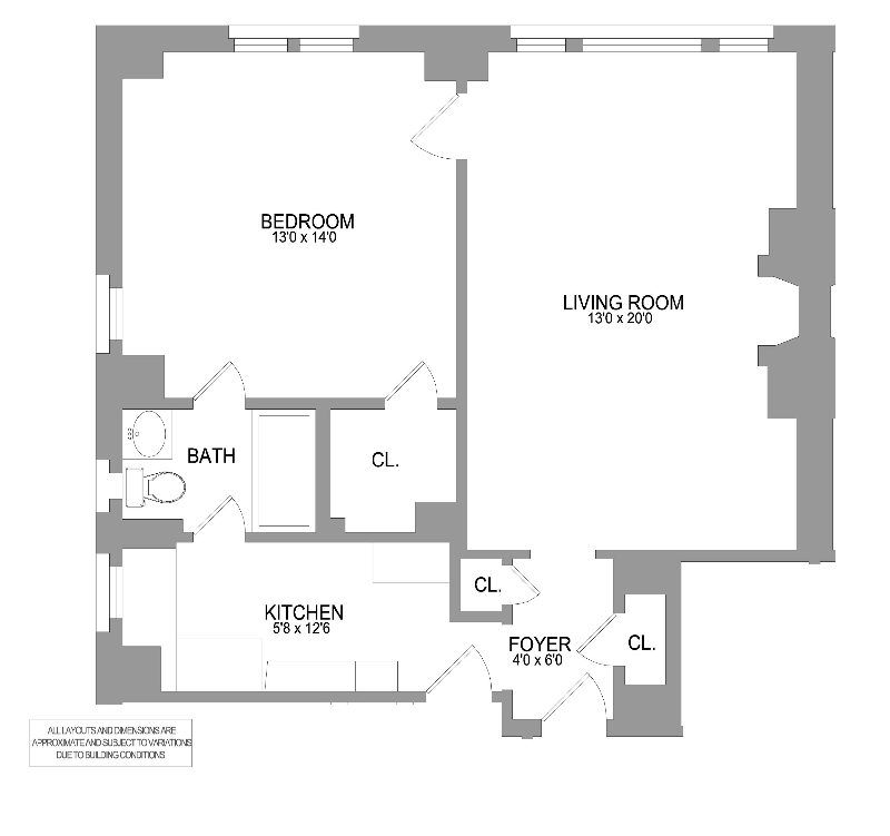 Floorplan for 15 Park Avenue, 3D