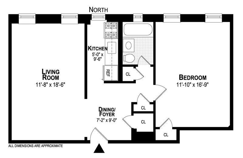 Floorplan for 41 -35 45th Street, 5C
