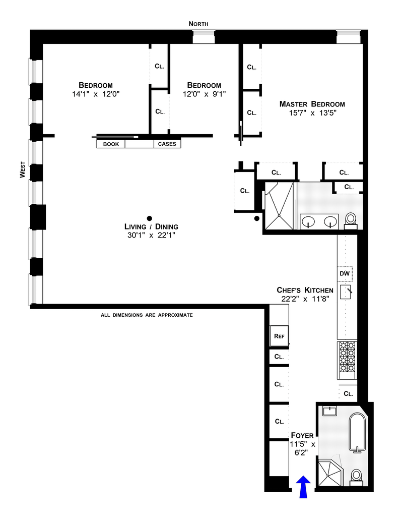 Floorplan for 141 Wooster Street