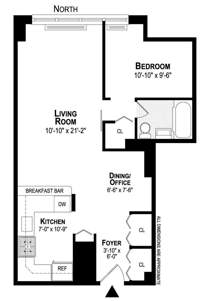 Floorplan for 245 East 25th Street, 12L