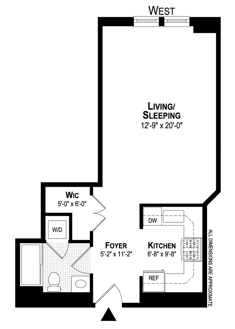 Floorplan for 2098 Frederick Douglass, 3K