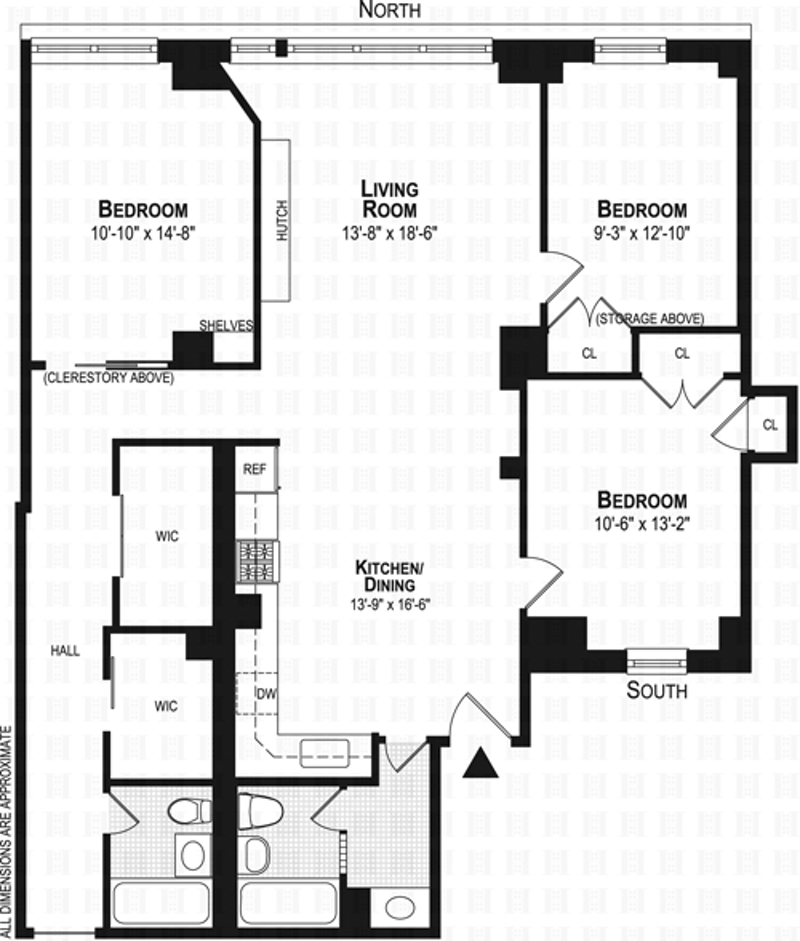 Floorplan for 310 East 23rd Street, 11FG