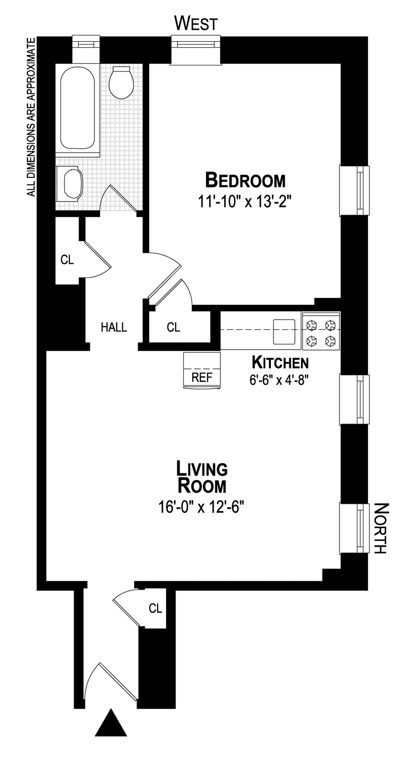 Floorplan for 43 -10 44th St