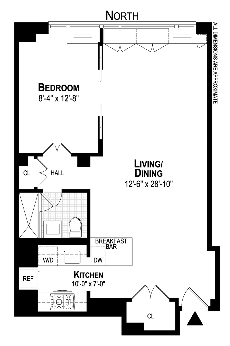 Floorplan for 211 East 51st Street, 5A