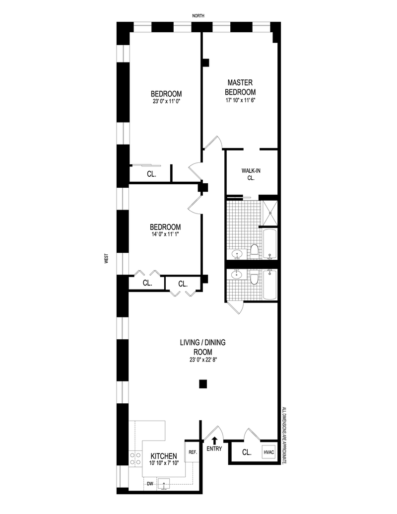 Floorplan for 125 Church Street