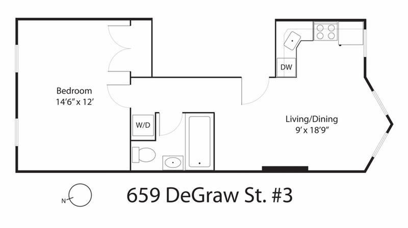 Floorplan for 659 Degraw Street, 3