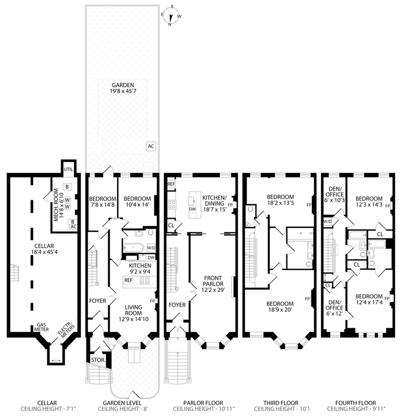 Floorplan for 288 Jefferson Avenue