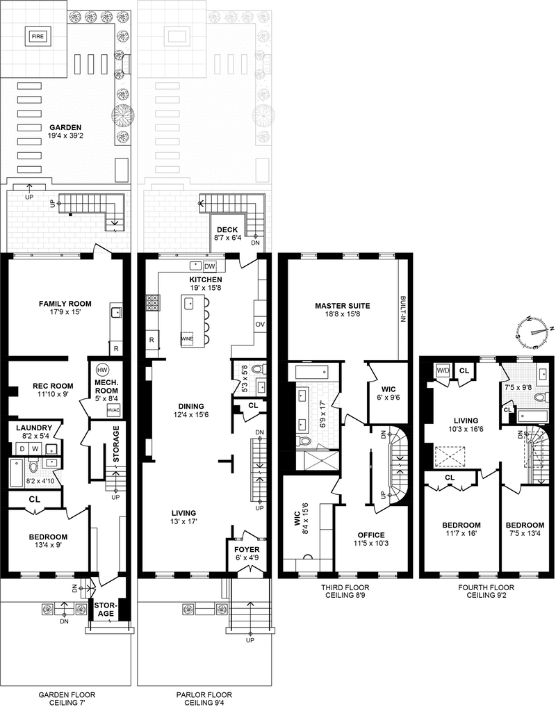 Floorplan for 330 Bloomfield Street