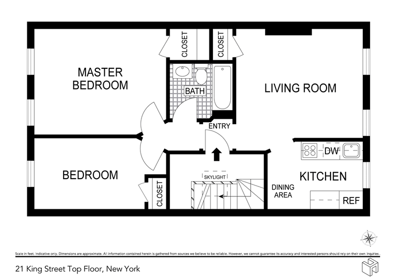 Floorplan for 21 King Street, TOPFL