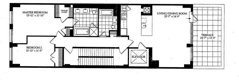 Floorplan for 139 Wooster Street, 2C