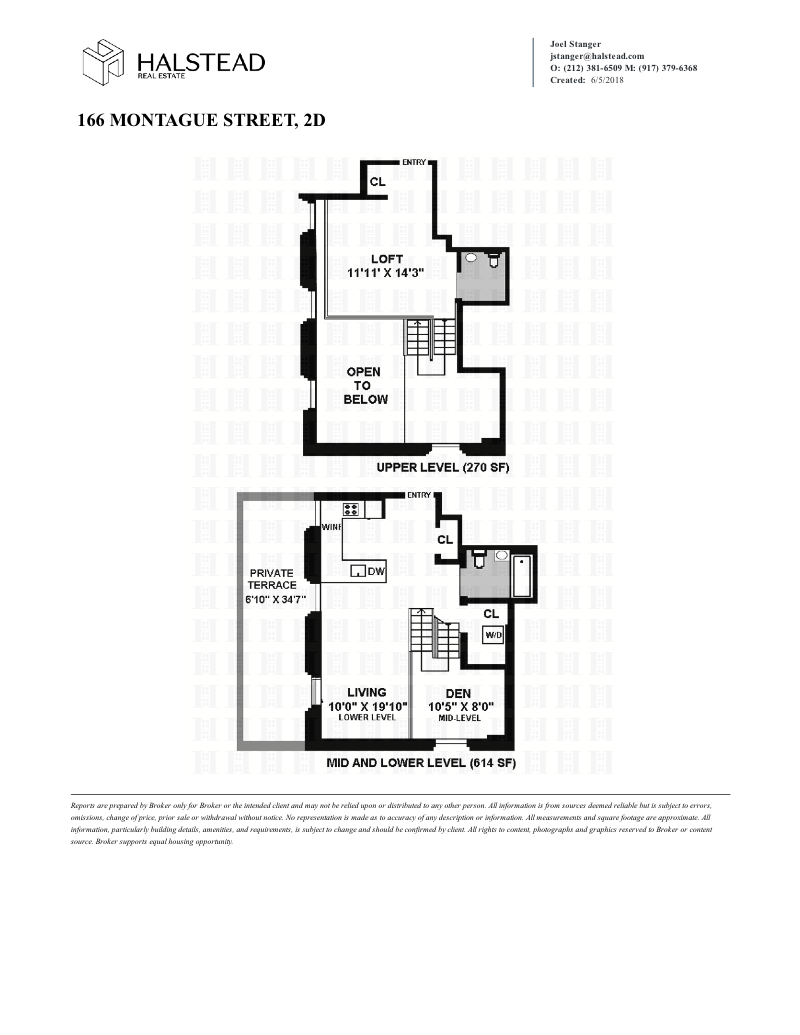 Floorplan for 166 Montague Street, 2D