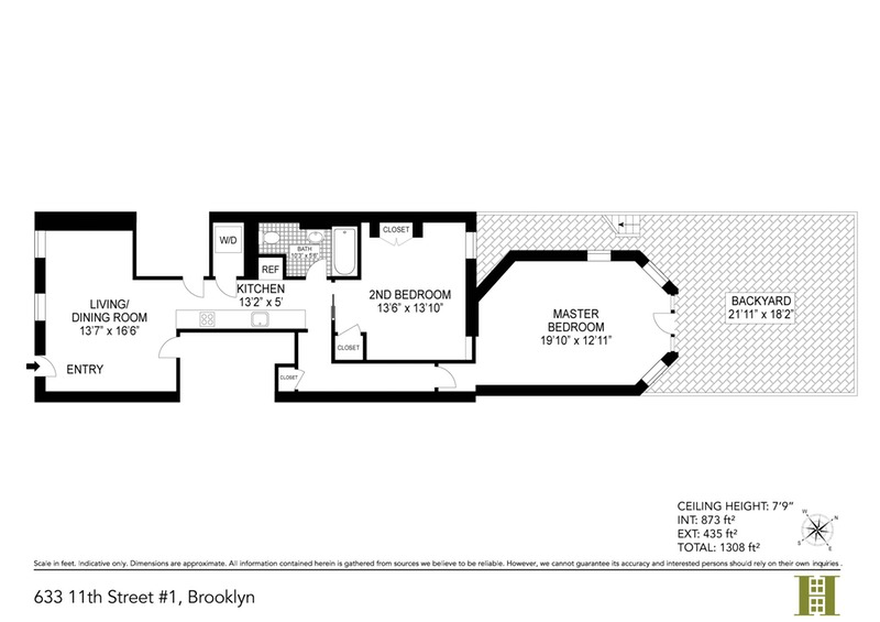 Floorplan for 633, 11th Street, 1