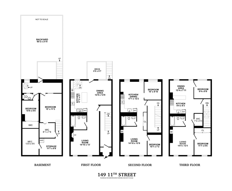 Floorplan for 149 11th Street