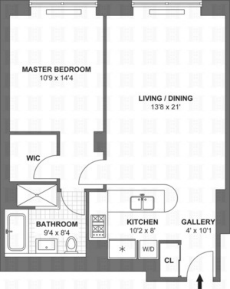 Floorplan for 240 Park Avenue South, 8D