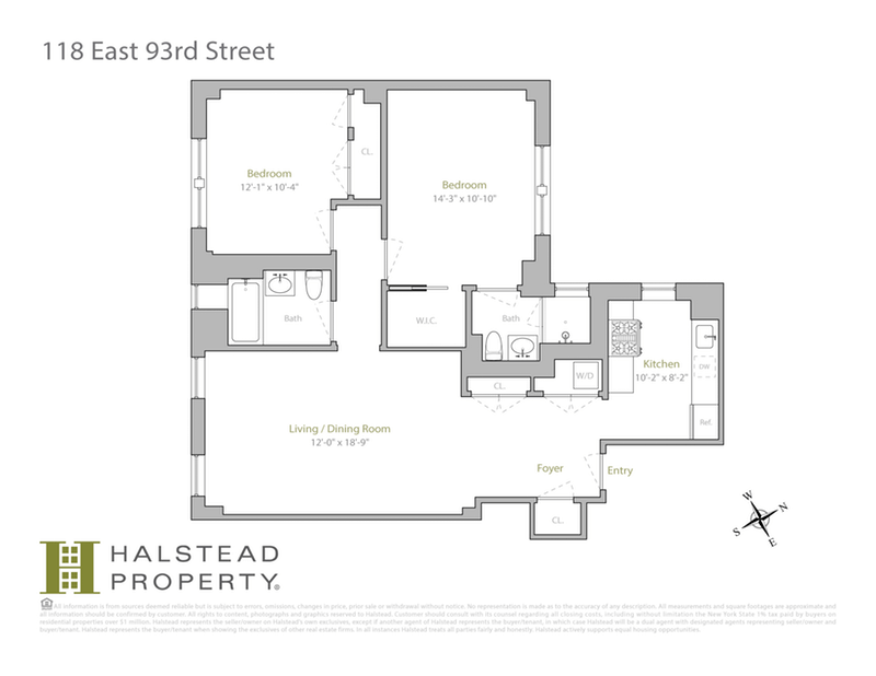 Floorplan for 118 East 93rd Street