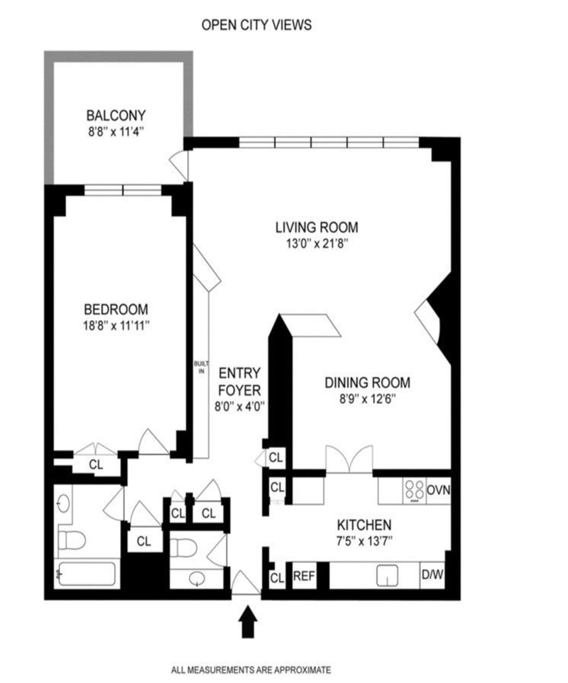 Floorplan for 303 East 57th Street