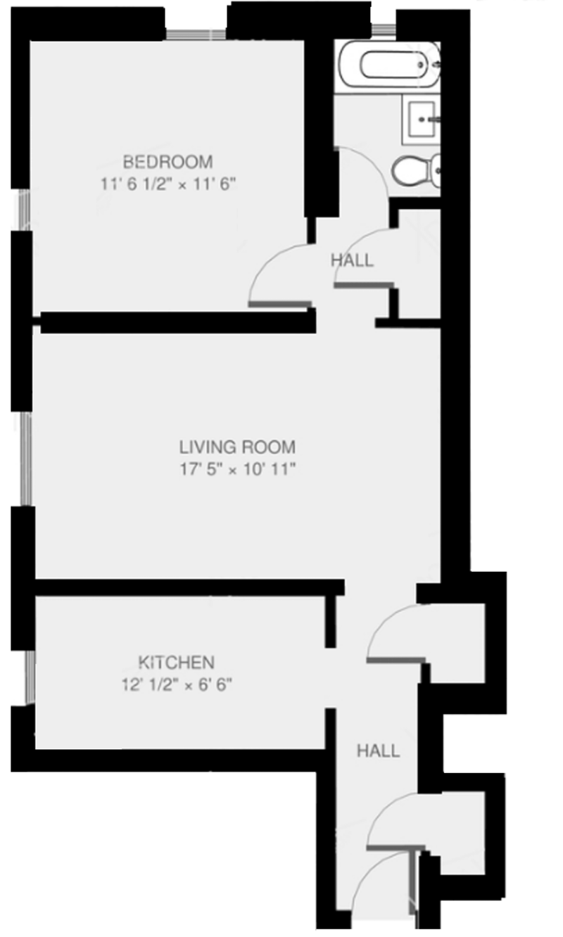 Floorplan for 51 -42 30th Ave