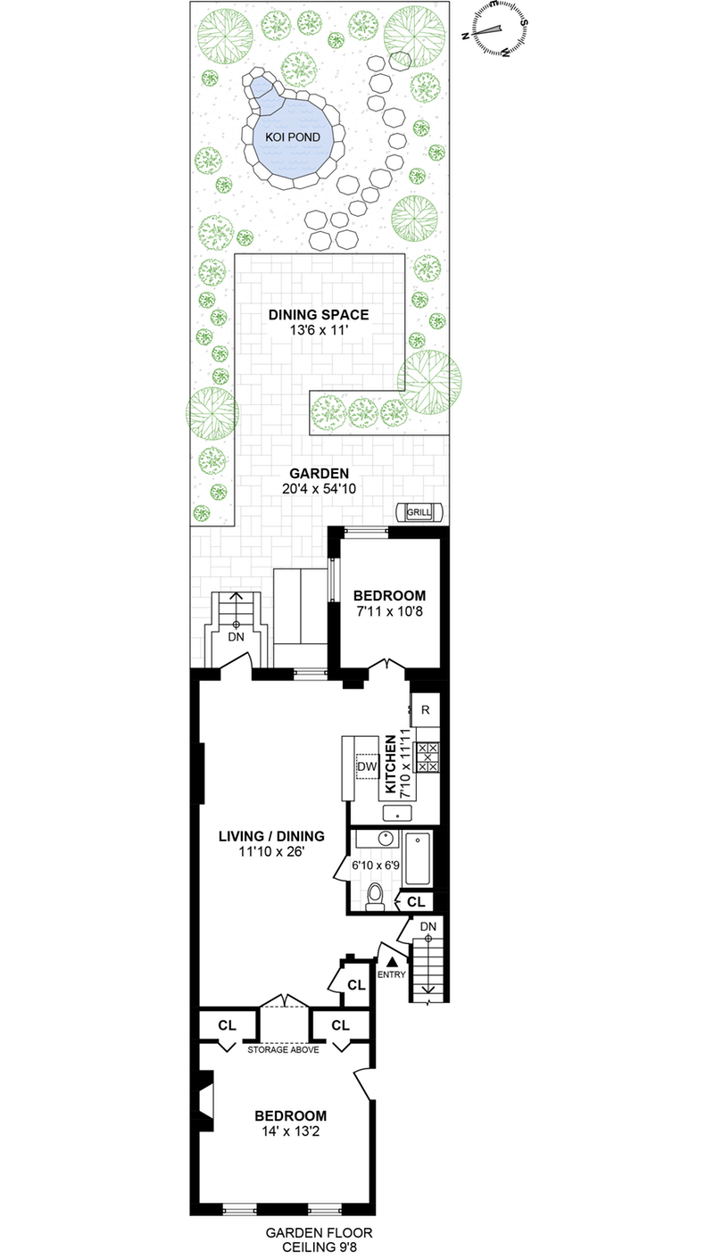 Floorplan for 1031 Park Avenue, 1