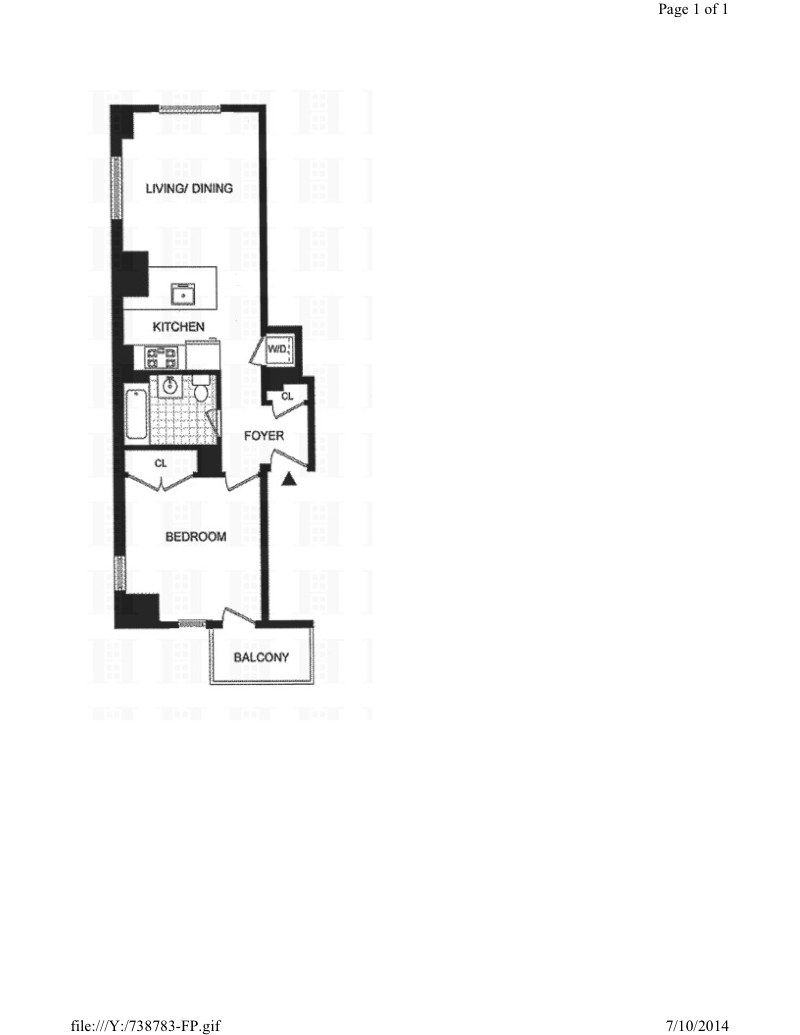 Floorplan for 250 East 49th Street