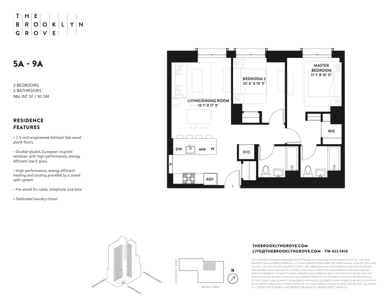 Floorplan for 10 Nevins Street, 9A
