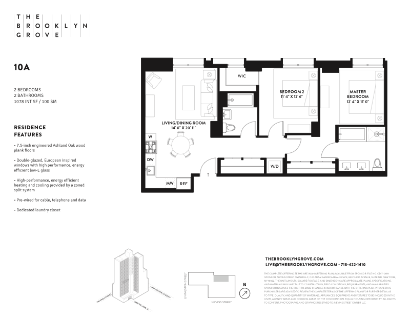 Floorplan for 10 Nevins Street, 10A