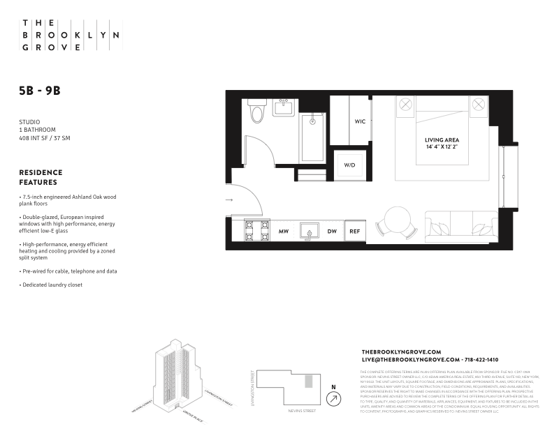 Floorplan for 10 Nevins Street, 8B