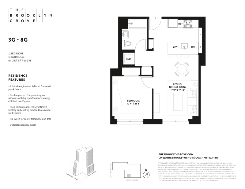 Floorplan for 10 Nevins Street, 8G